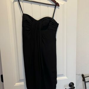 BCBGMaxazria Black Strapless Dress